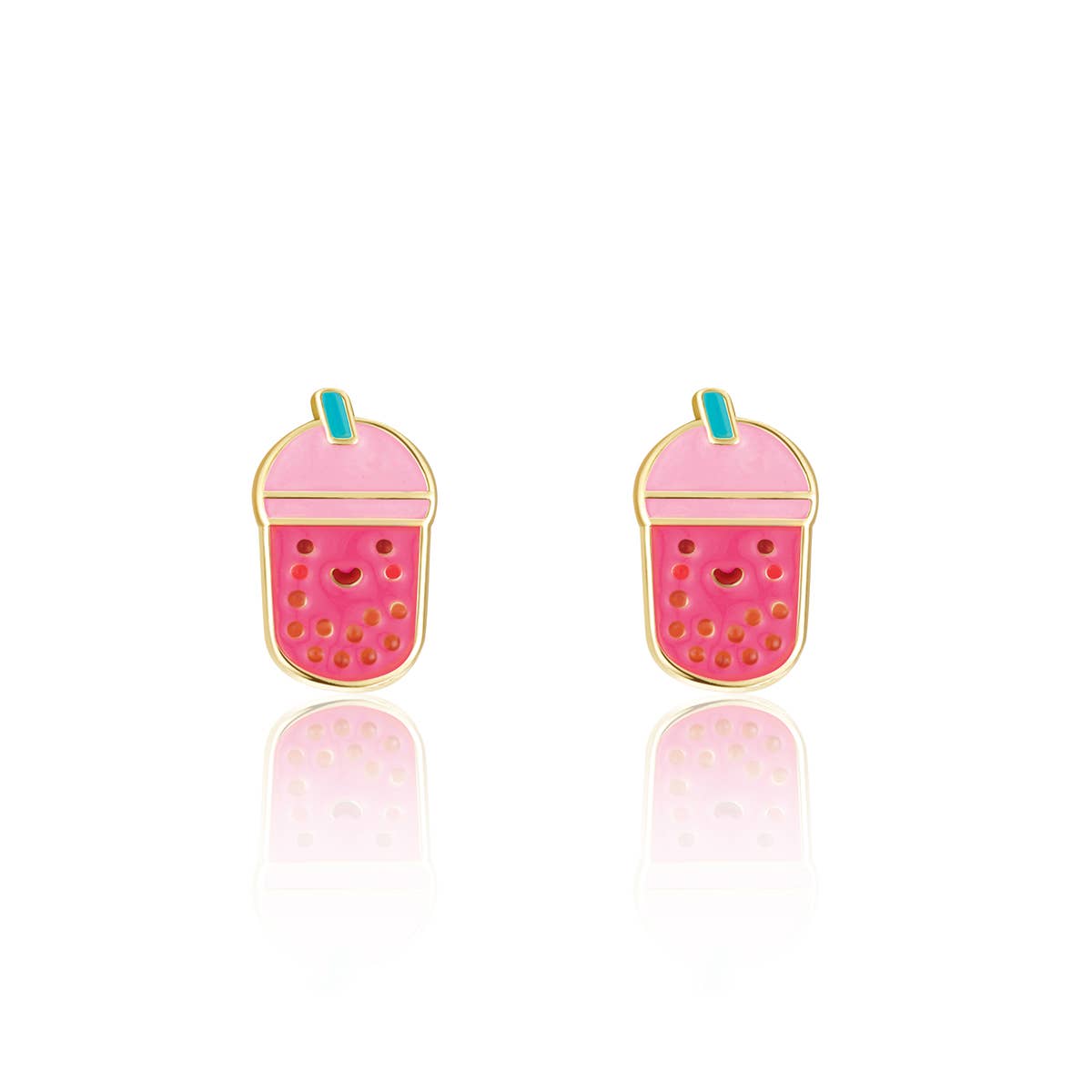 Boba Tea Bliss | Stud Earrings