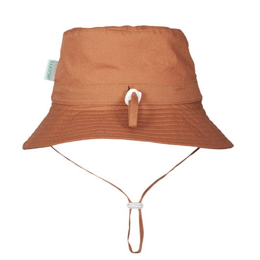 Wide Brim Bucket Hat | Coffee