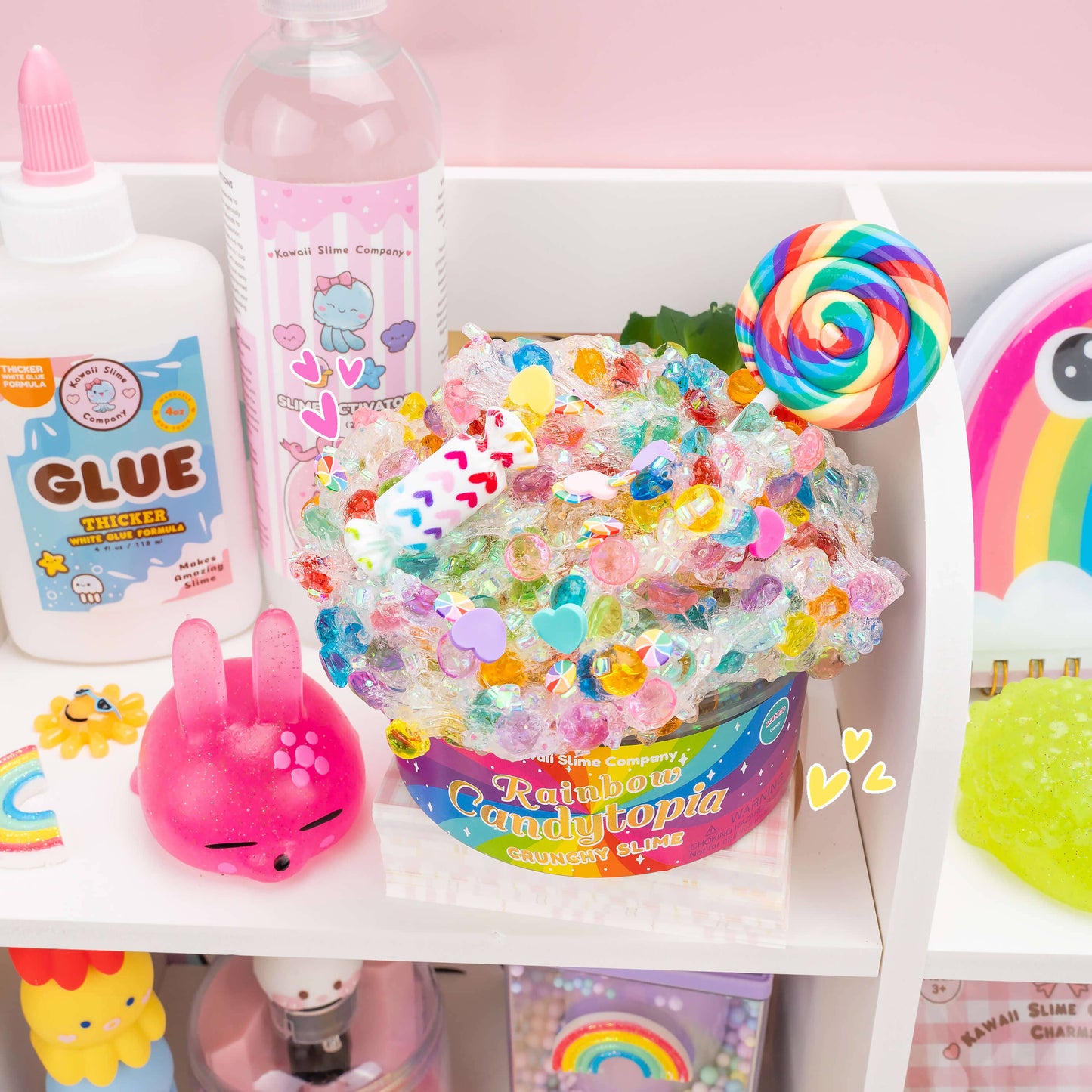 Rainbow Candytopia | Crunchy Slime