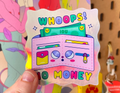 Whoops No Money | Holographic Sticker