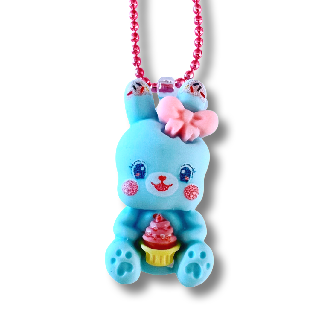 Cupcake Bunny Necklace | Kids