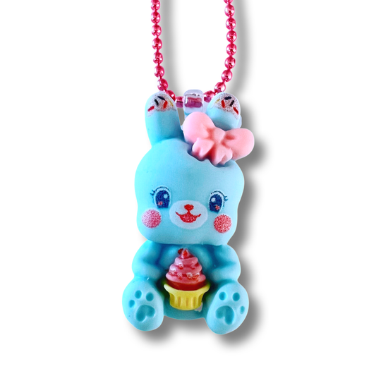 Cupcake Bunny Necklace | Kids