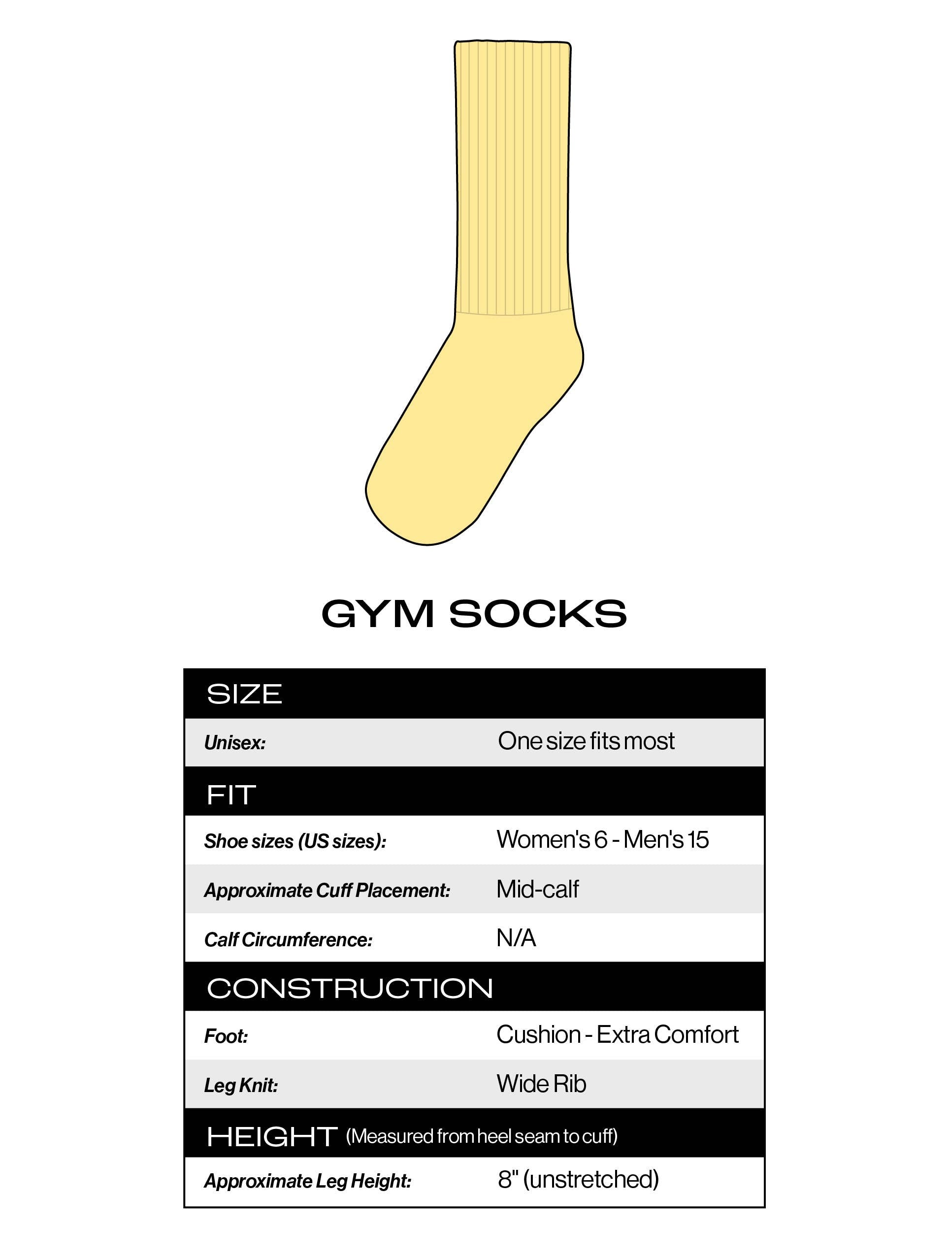 Nice Jewish Boy | Gym Crew Socks