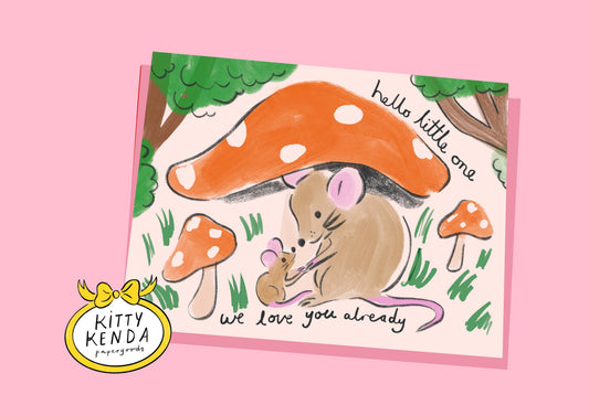 Baby Mouse | Greeting Card