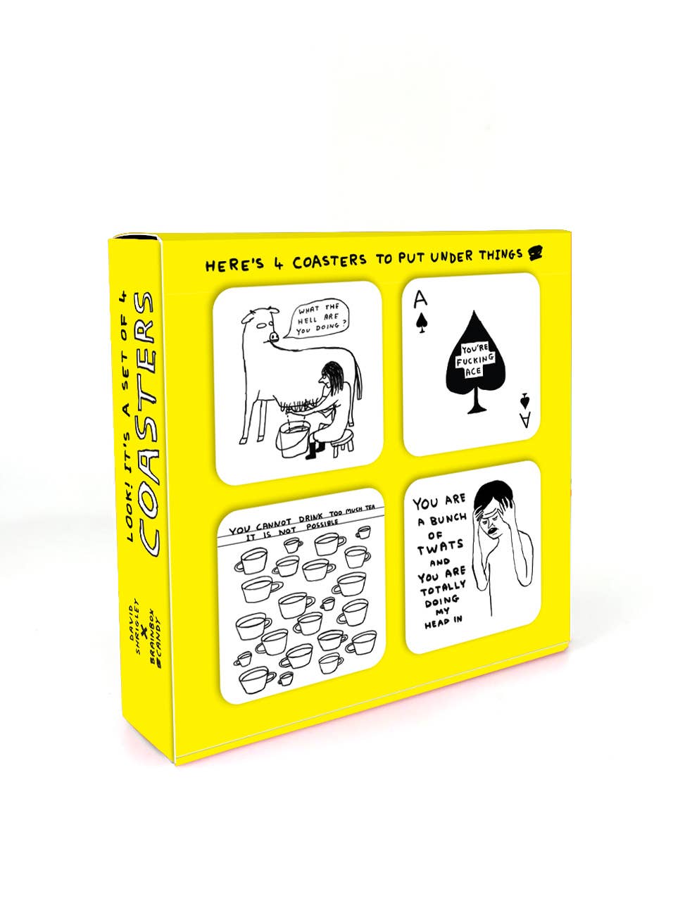 David Shrigley x Coaster Set | Set of 4