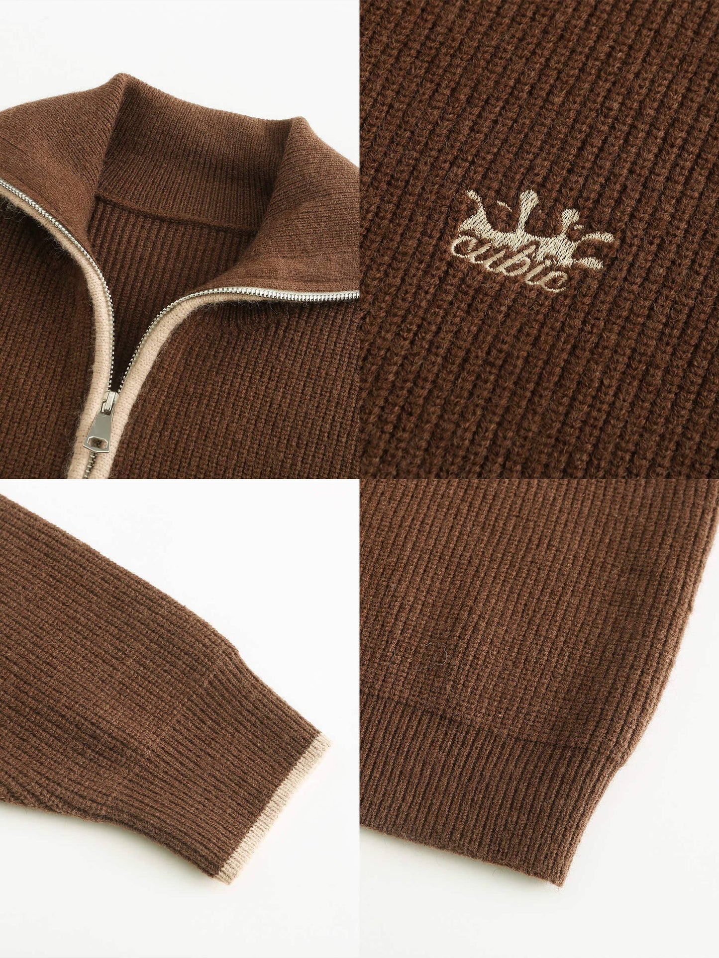 Zip Up | Knit Cardigan