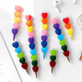 Rainbow Heart Stackable Marker Pen