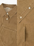 Denim Waistcoat | Saddle Brown