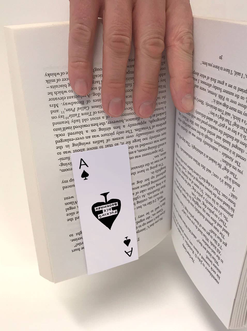 Fucking Ace | Magnetic Bookmark x David Shrigley