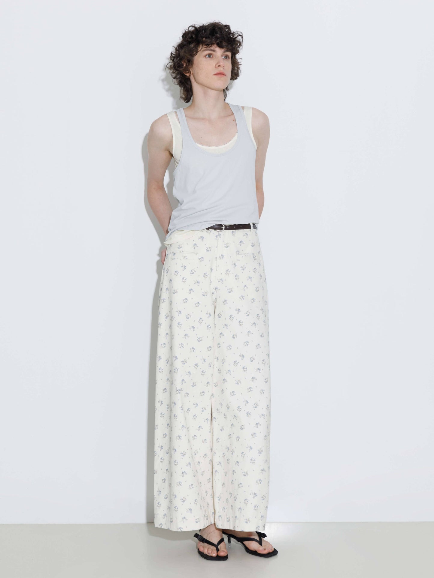 Floral Wide Leg Pants