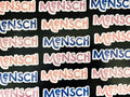 Mensch | Vinyl Sticker