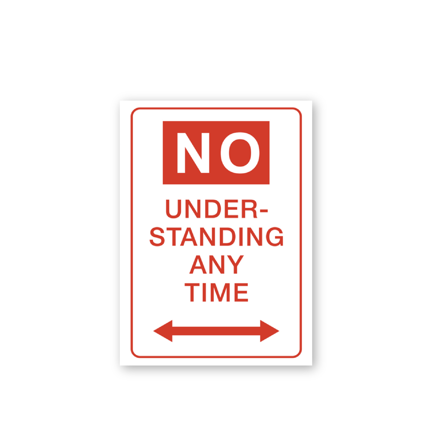 No Understanding Magnet x Richard Tipping