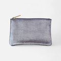Metallic Leather Pouch | More Colours Available