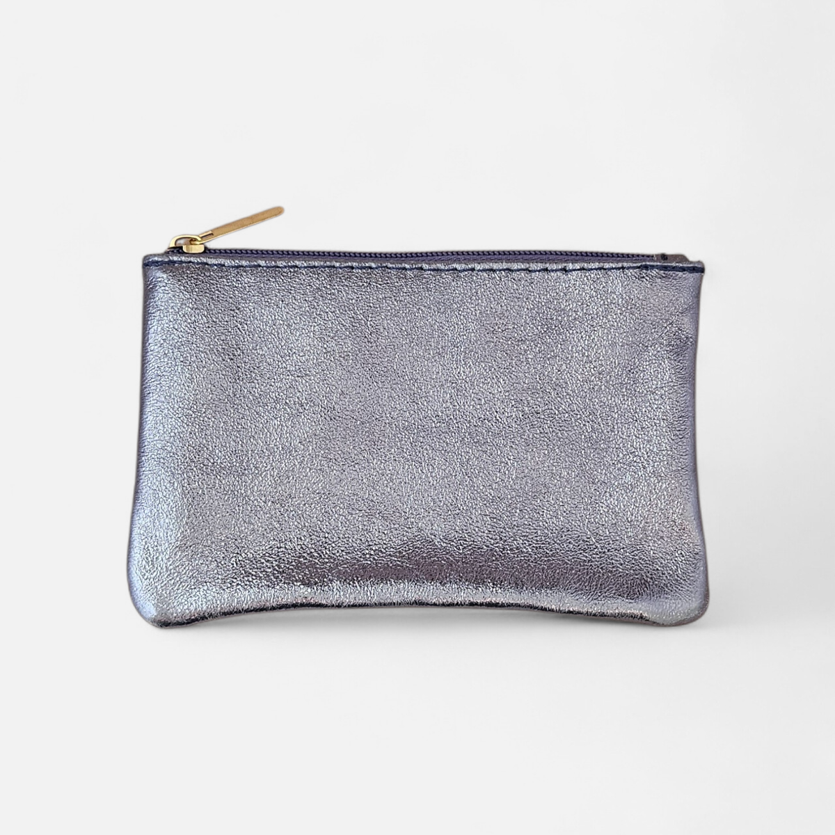 Metallic Leather Pouch | More Colours Available