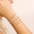 Confetti Chain Bracelet | white