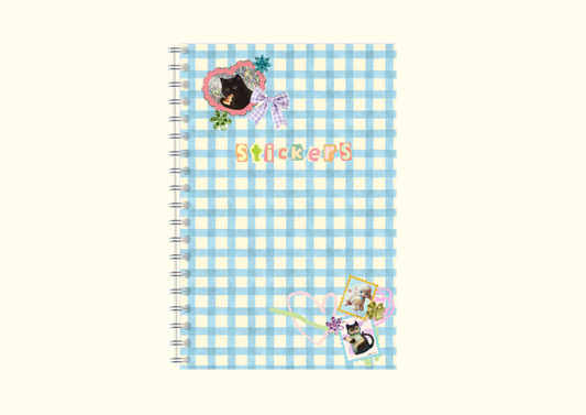 A5 Sticker Keeper Book | Gingham
