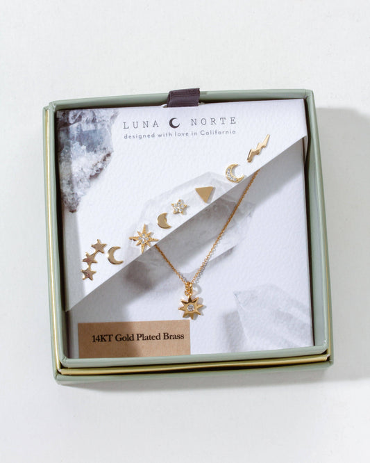 Celestial | Earring & Necklace Box Set