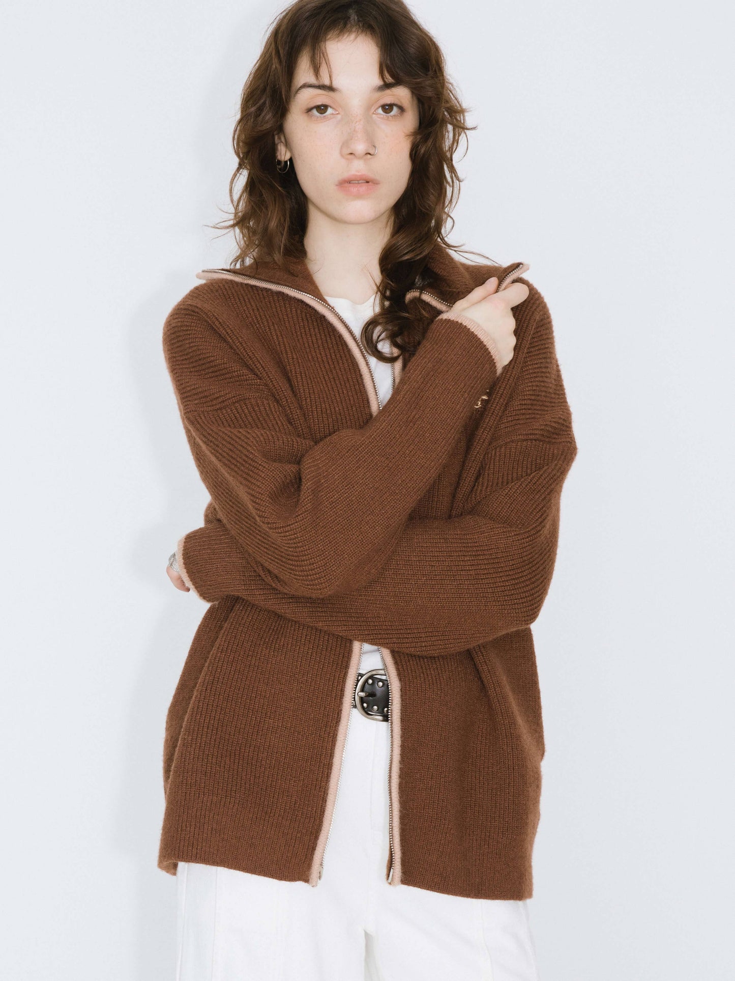 Zip Up | Knit Cardigan