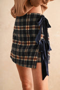 Plaid Wrap Skort
