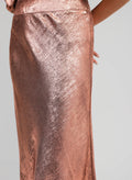 Janymala Long Skirt | Bronze