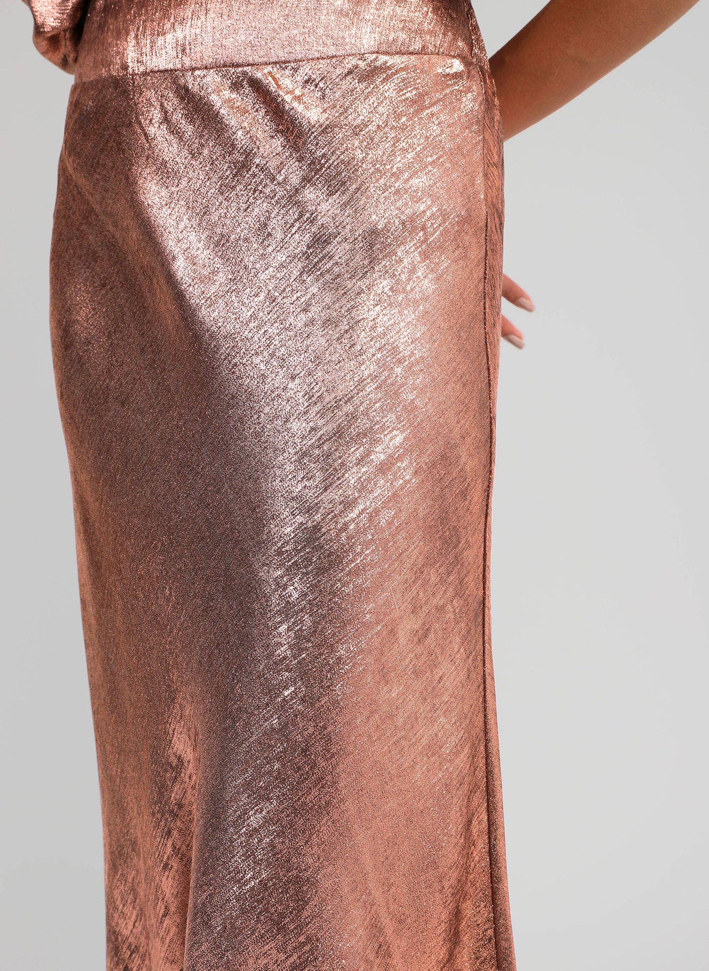Janymala Long Skirt | Bronze
