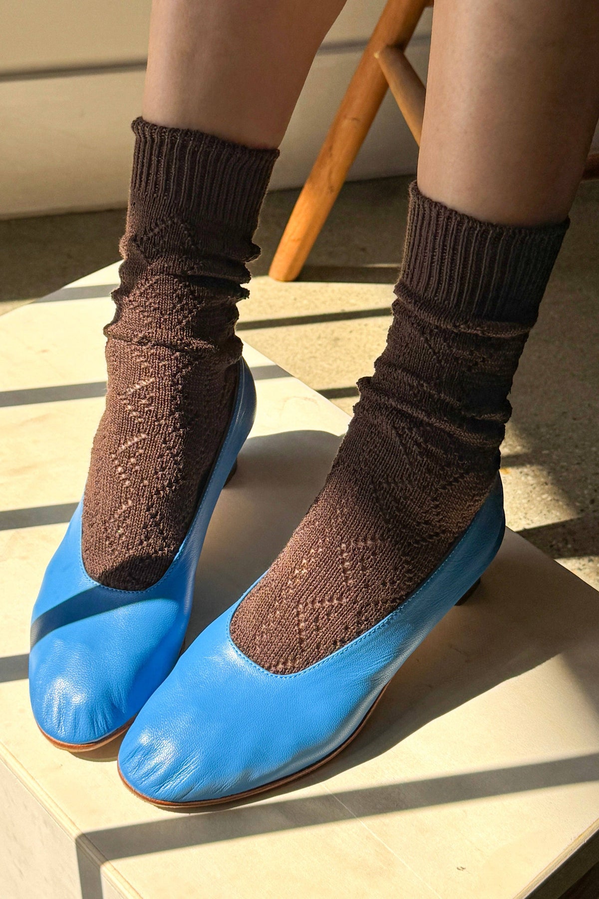 Modal Eyelet Socks | Various Colours