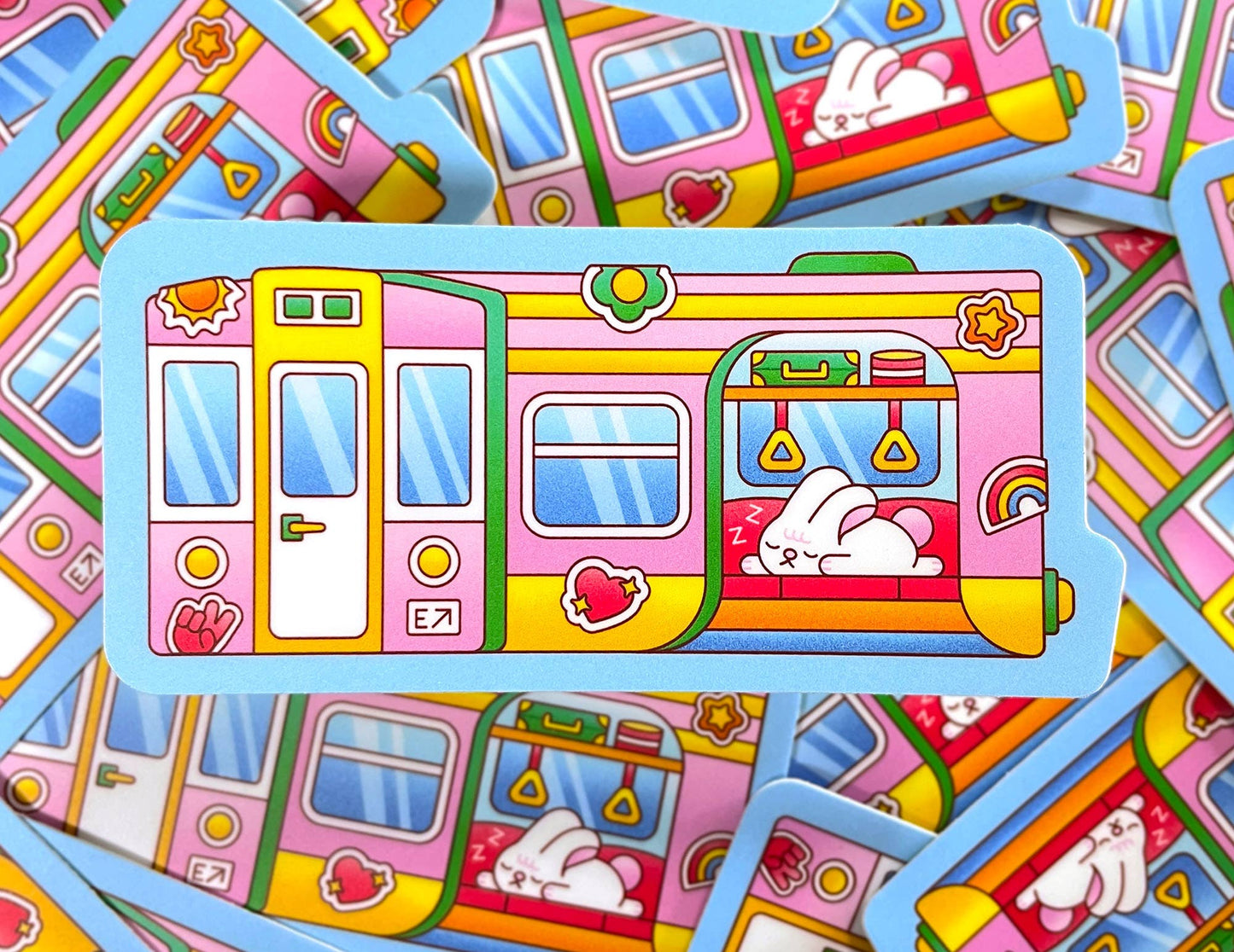 Subway Snooze | Vinyl Sticker
