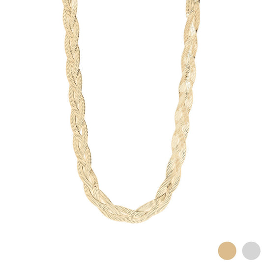 Woven Herringbone Necklace | more colours avail