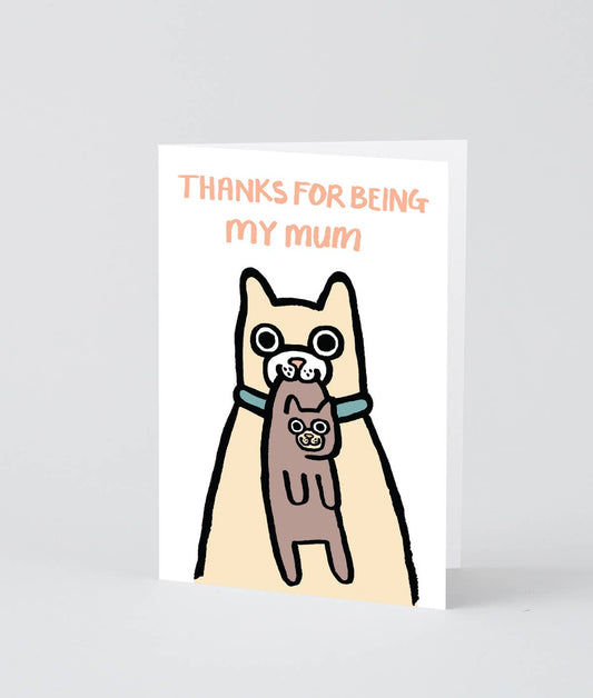 ‘Thanks For Being My Mum’ Mother's Day Card