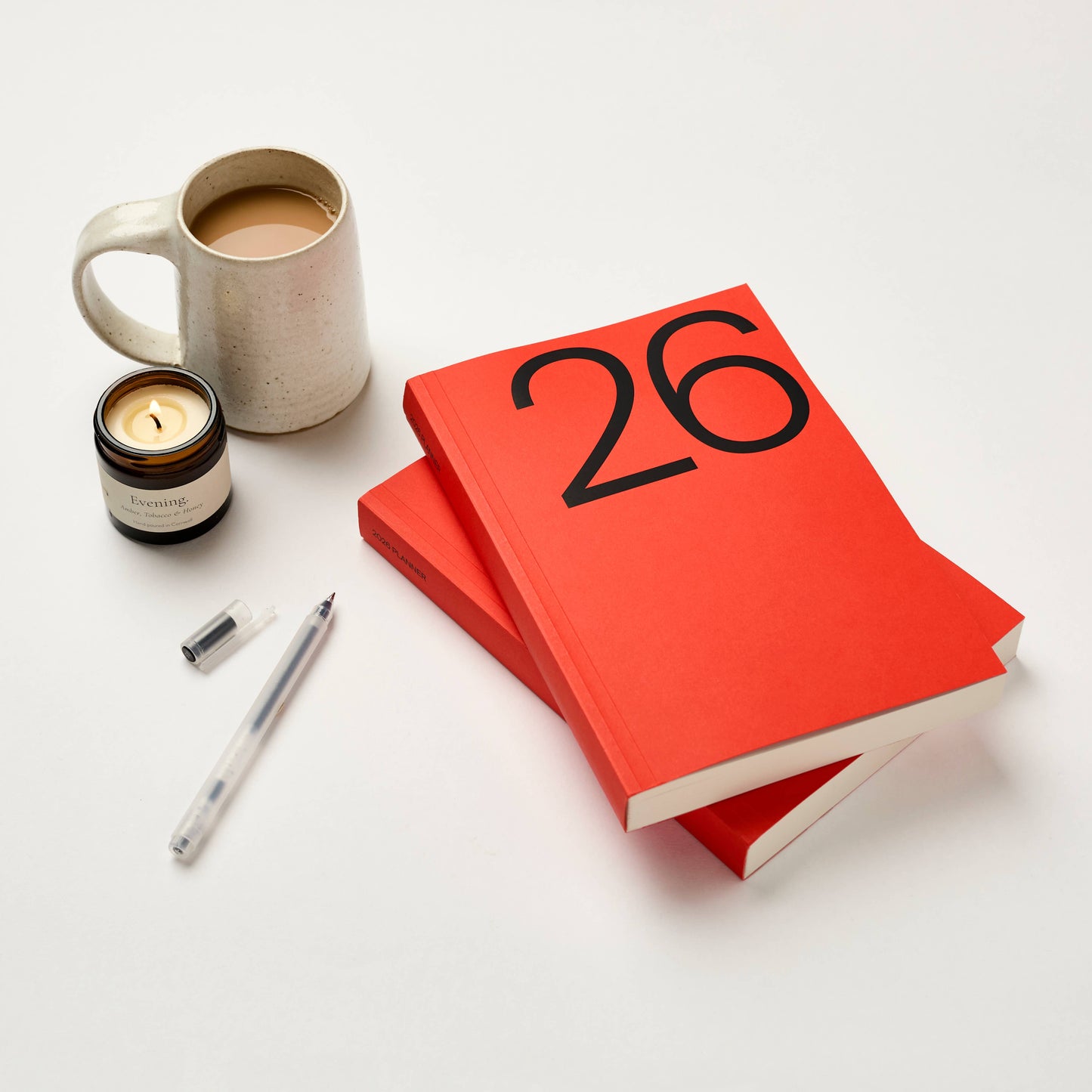 Red 2026 Planner | Day per page