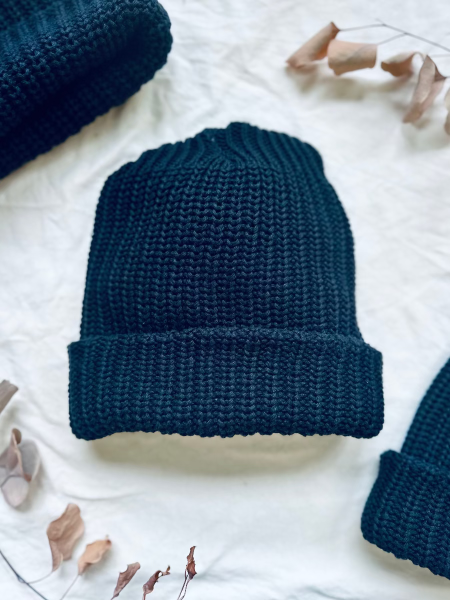 Hand Dyed Chunky Knit Beanie | Various Colours