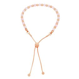 Beaded Bracelet | Rose Gold, Light Pink