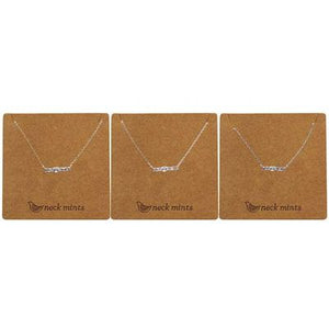 Five Piece Cubic Bar Necklace