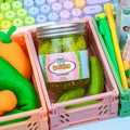 Shimmery Pickle | Clear Slime