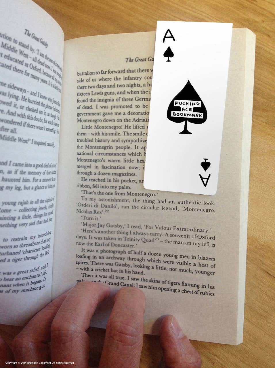 Fucking Ace | Magnetic Bookmark x David Shrigley