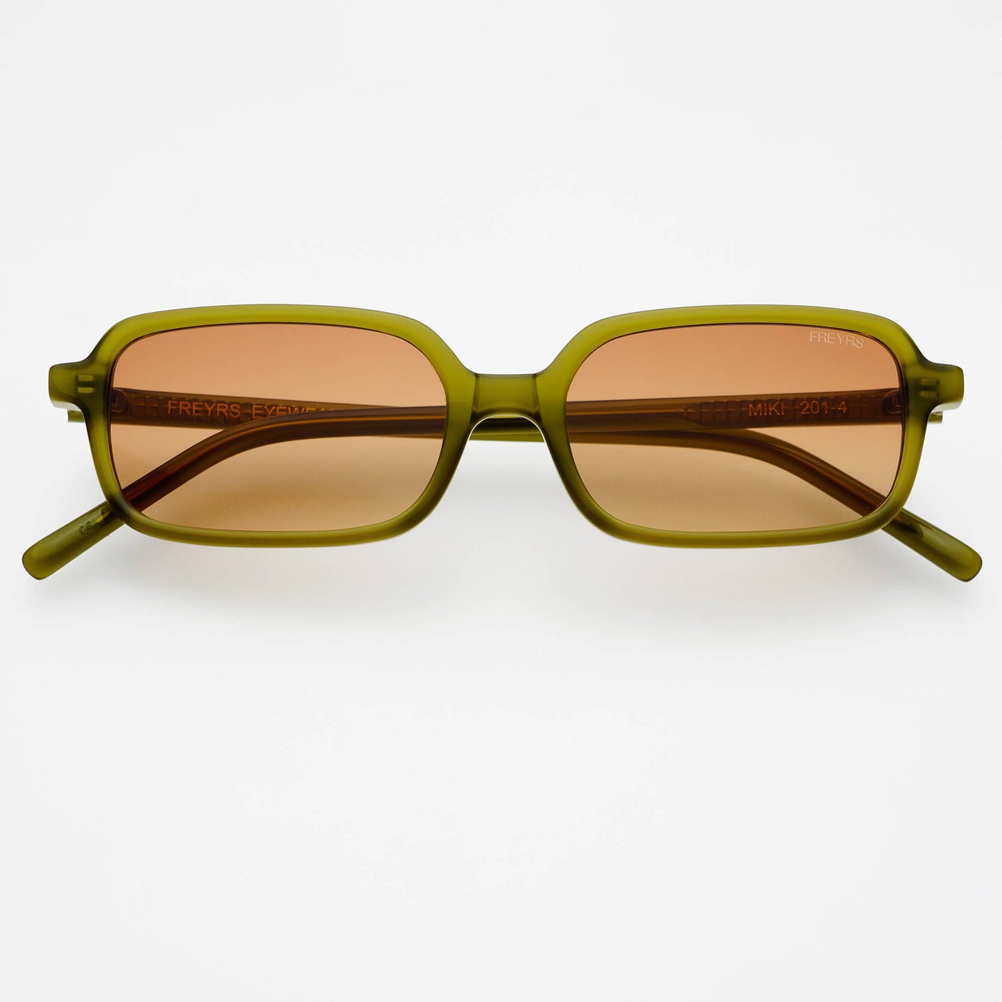 Miki Rectangular Sunglasses | Olive