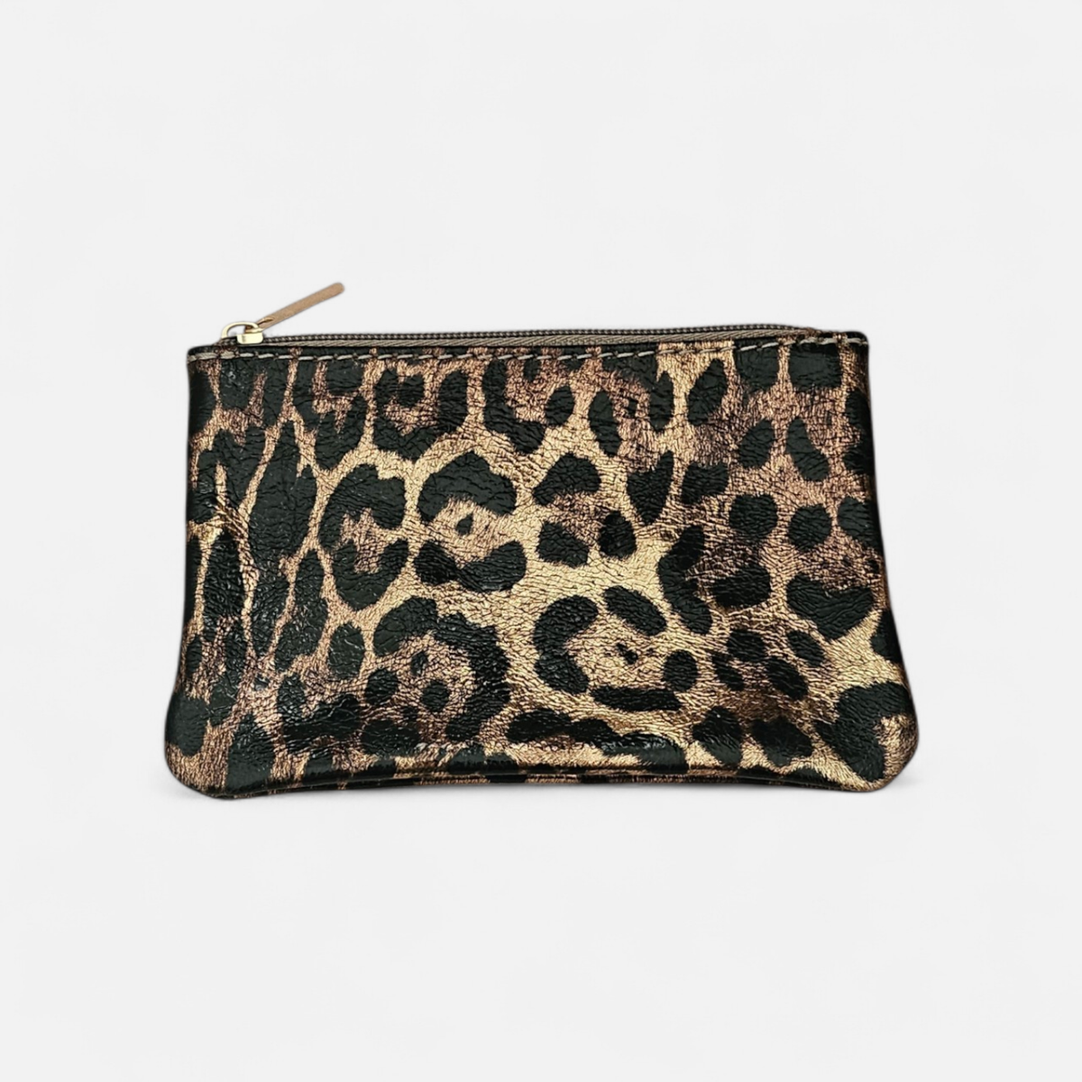Metallic Leather Pouch | More Colours Available