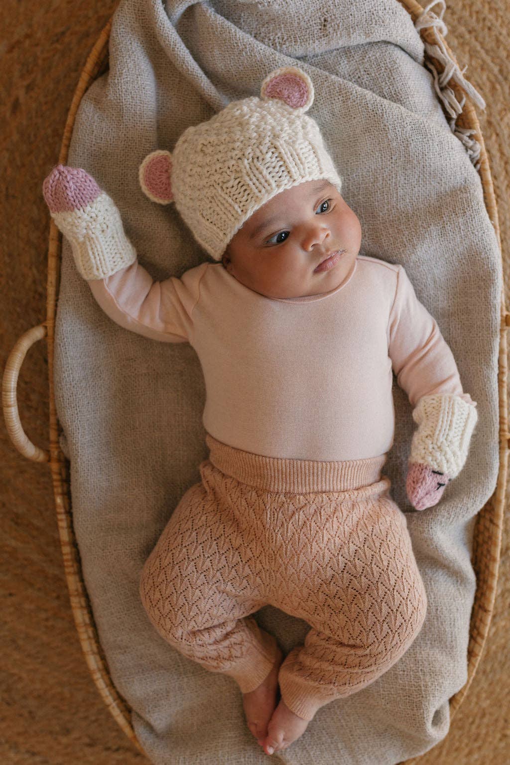 Bear Beanie | Cream