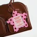 Photo Frame Keychain | Polka Dot Star
