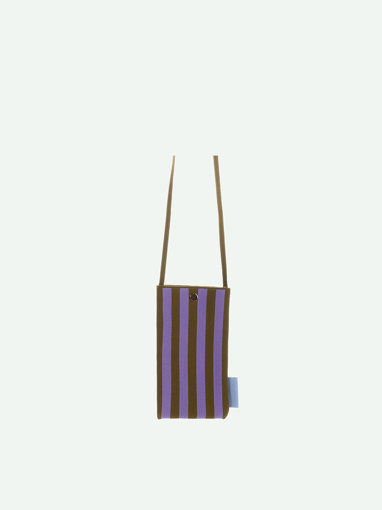 Phone Pouch | Knitted stripes