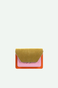 satchel | arancia orange + dolce pink + lemon leaf