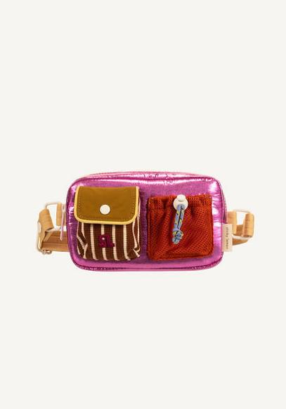 fanny pack | bike bag | metallic pink