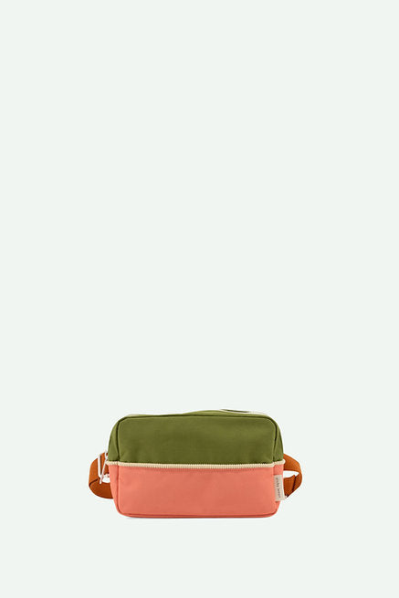 fanny pack  | farmhouse | sprout green + flowerpink