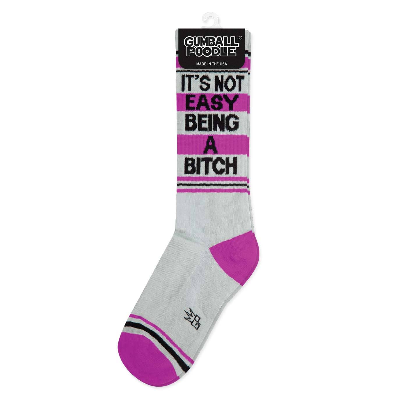 It's Not Easy Being A Bitch | Gym Crew Socks