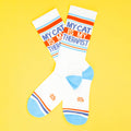 My Cat Is My Therapist | Gym Crew Socks