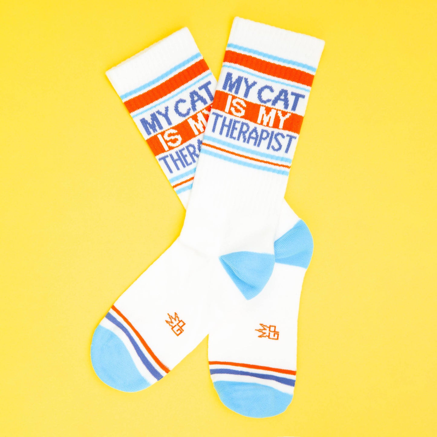 My Cat Is My Therapist | Gym Crew Socks