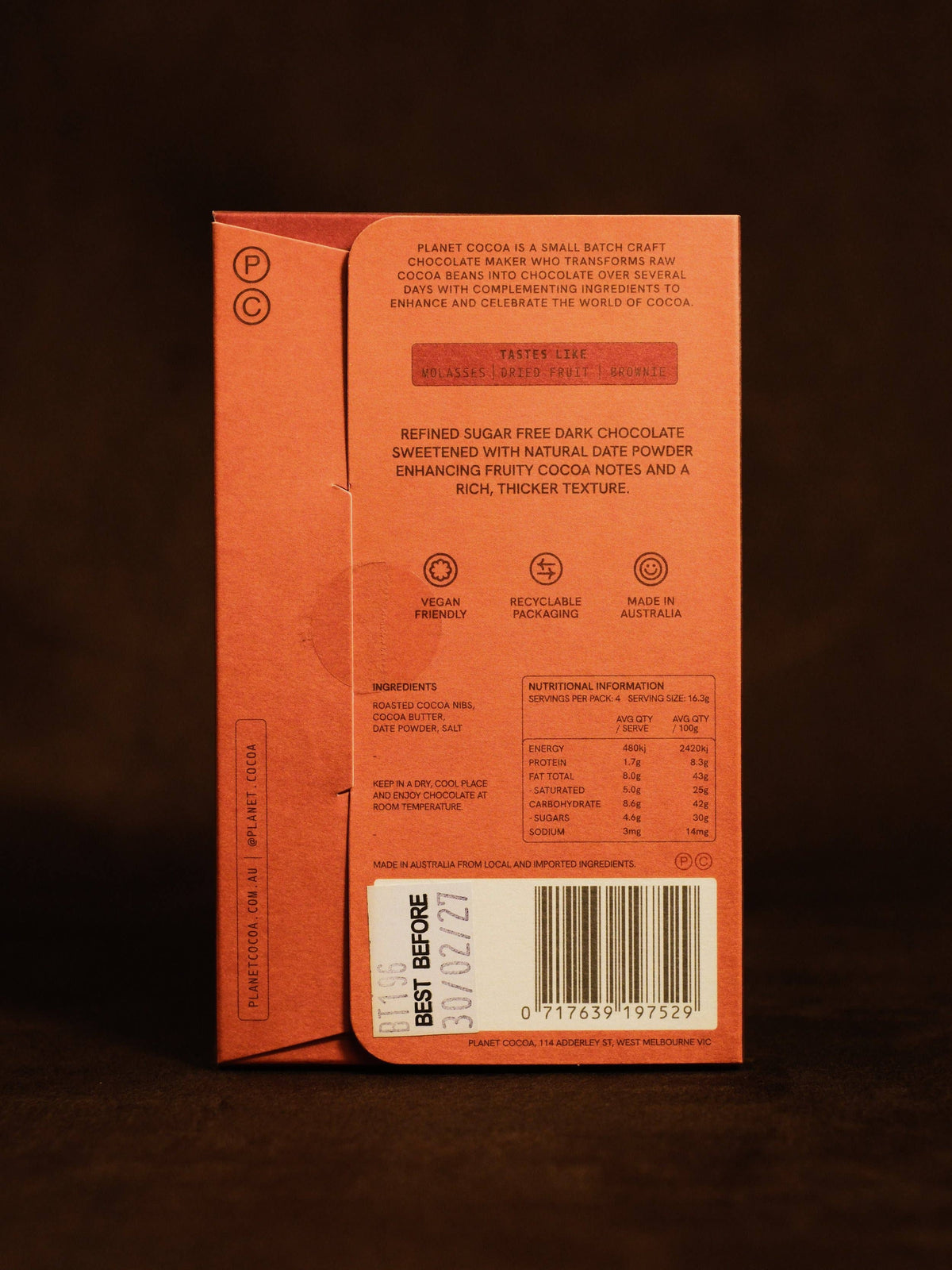 Sticky Date | Dark Chocolate 65%