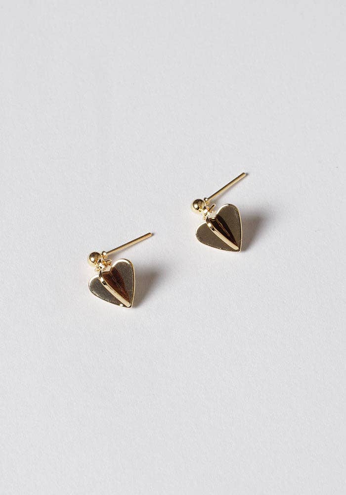 Heart Earring | Gold