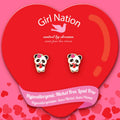 Panda Love | Stud Earrings