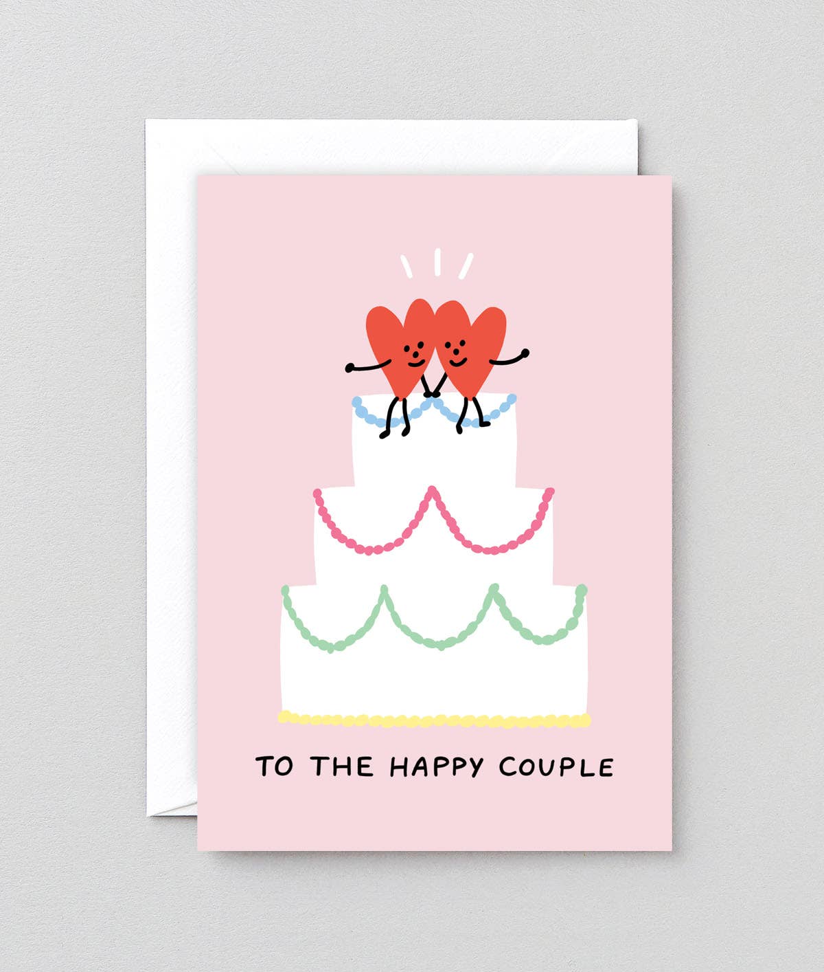 'To The Happy Couple' Greetings Card